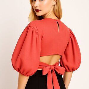 No Pise La Grama De Leyenda Open Back Crop Top In Pink NWOT